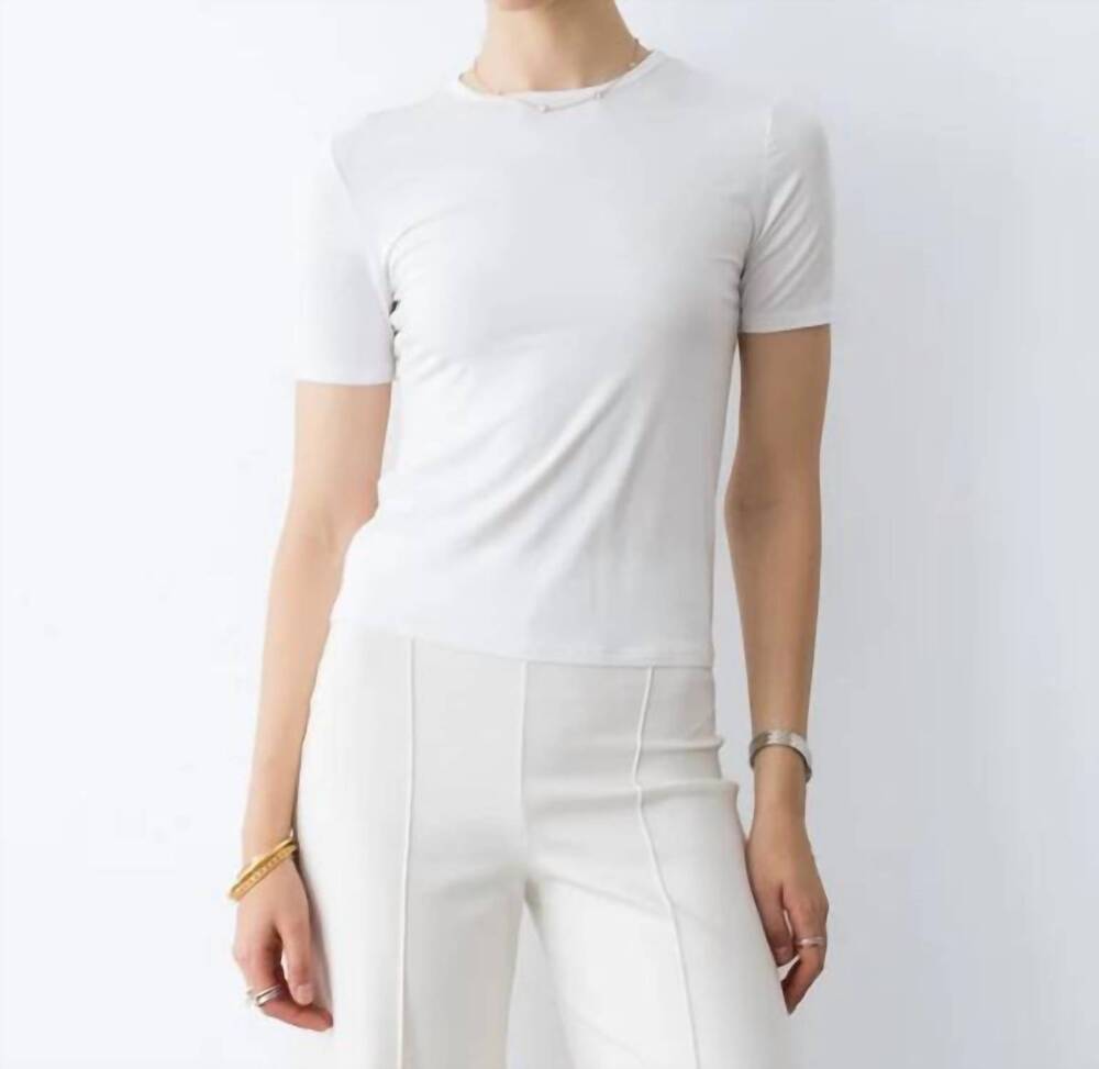 NEW RIPLEY RADER fitted short sleeve t-shirt in white